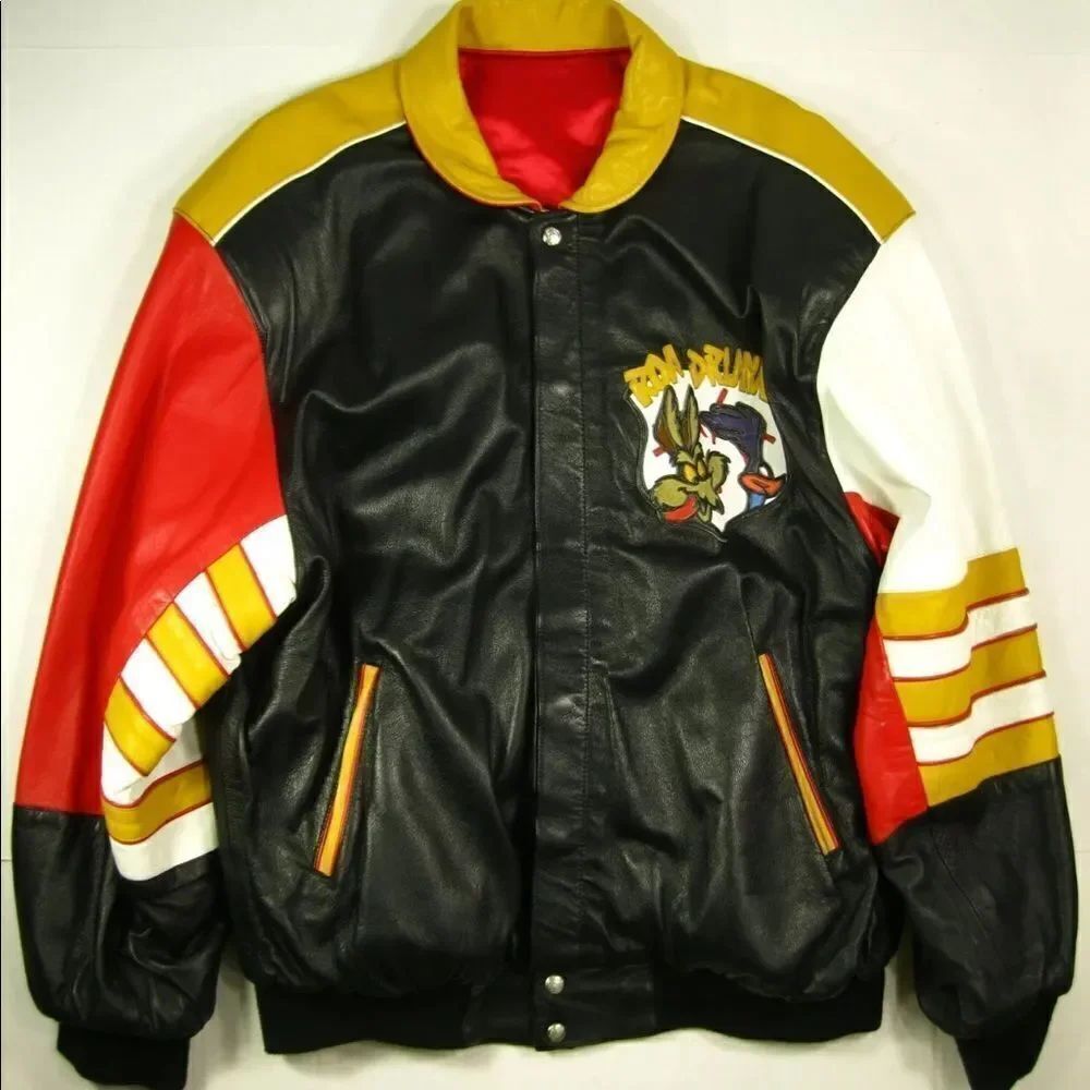 Looney tunes varsity starter reversible jacket